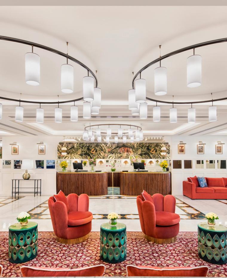 Reception Area at Tajeview Agra, IHCL SeleQtions