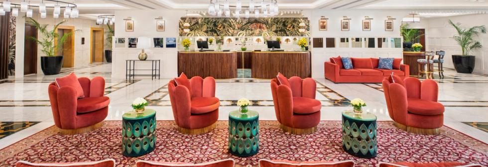 Reception Area at Tajeview Agra, IHCL SeleQtions