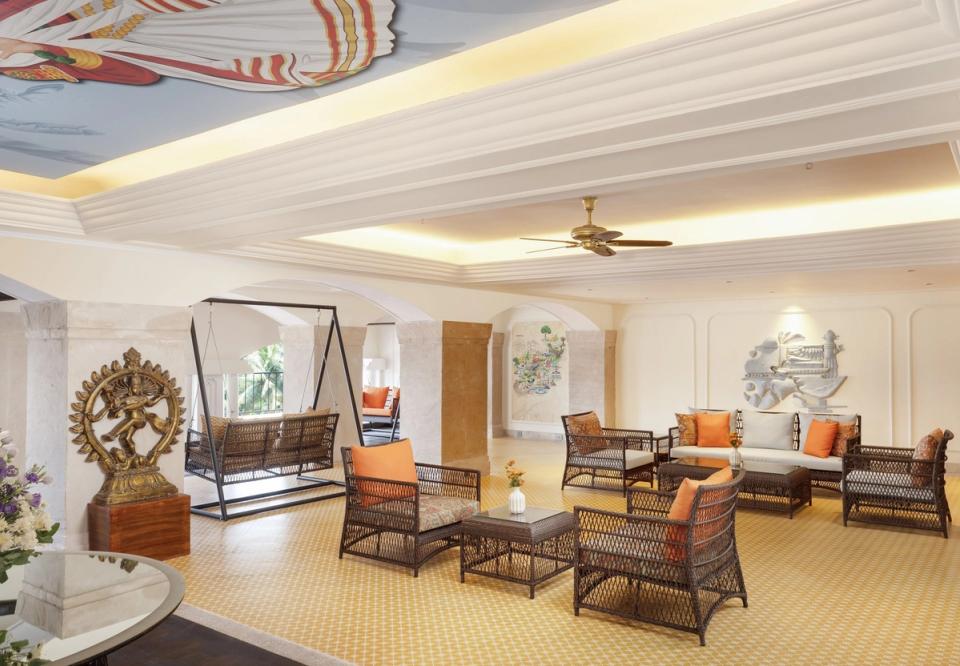 Elegant Hotel Lounge area at Gateway Varkala