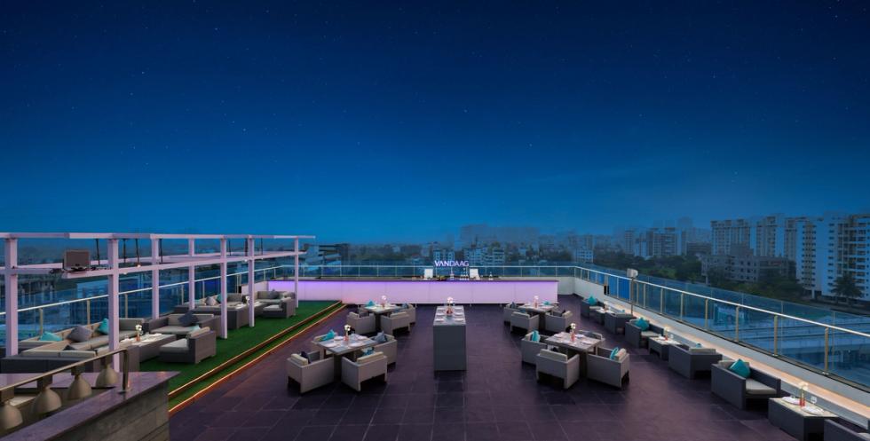Rooftop Bar & Grill Restaurant at Vivanta Pune Hinjawadi
