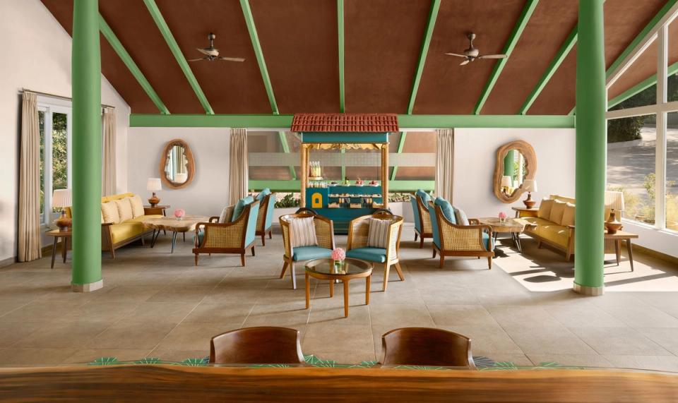 Luxury Hotel Lobby in Coorg