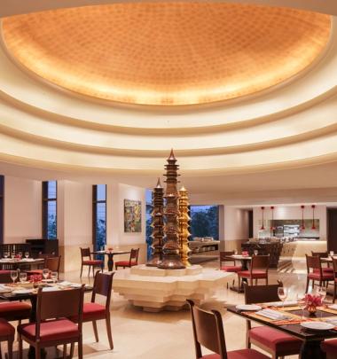 Luxury Hotel Dining Area at Vivanta Guwahati