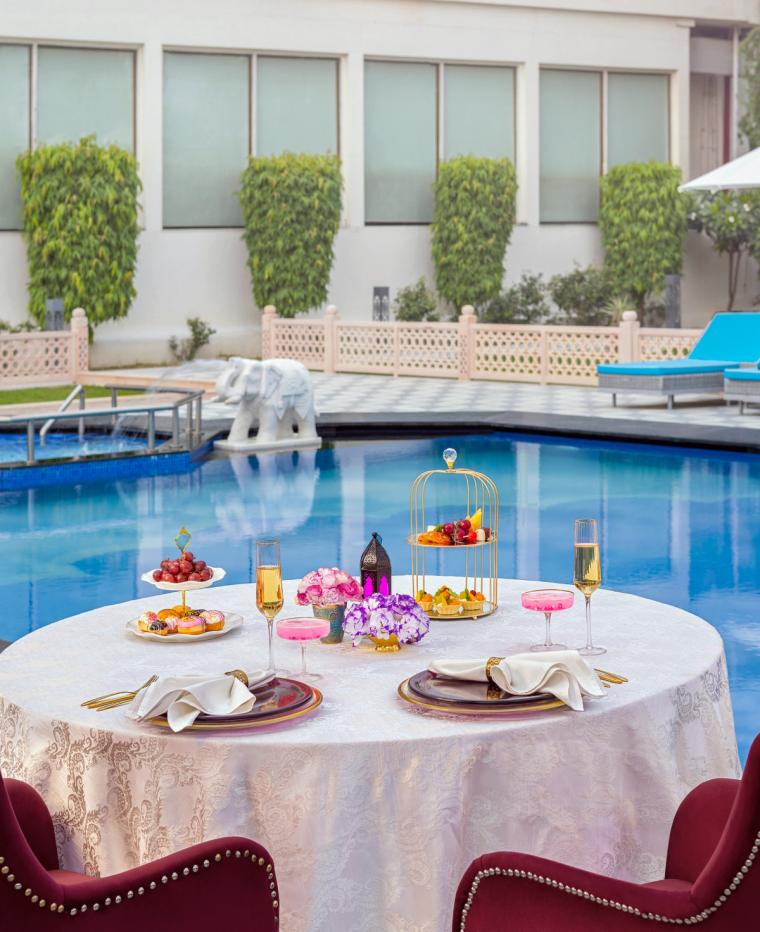Dining by the Pool Experience at Tajeview Agra, IHCL SeleQtions