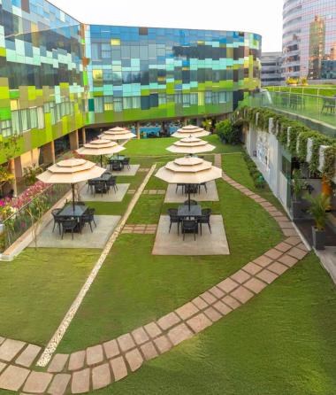 Open-Air Dining Area – Vivanta Bengaluru, Whitefield