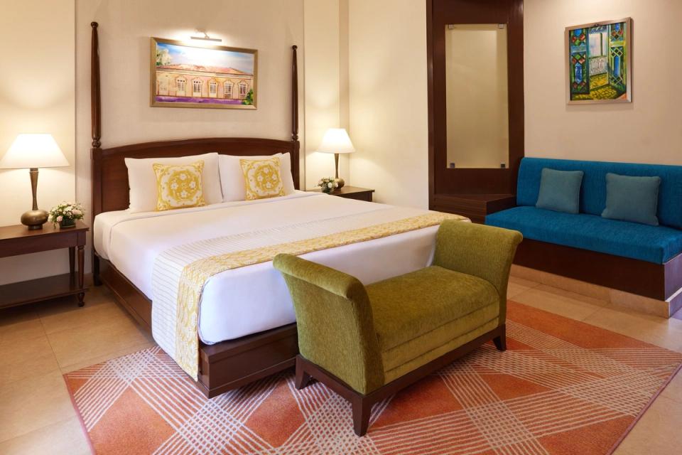 Deluxe Room King Bed Pool View with Balcony - Rooms & Suites at La Estoria, Goa