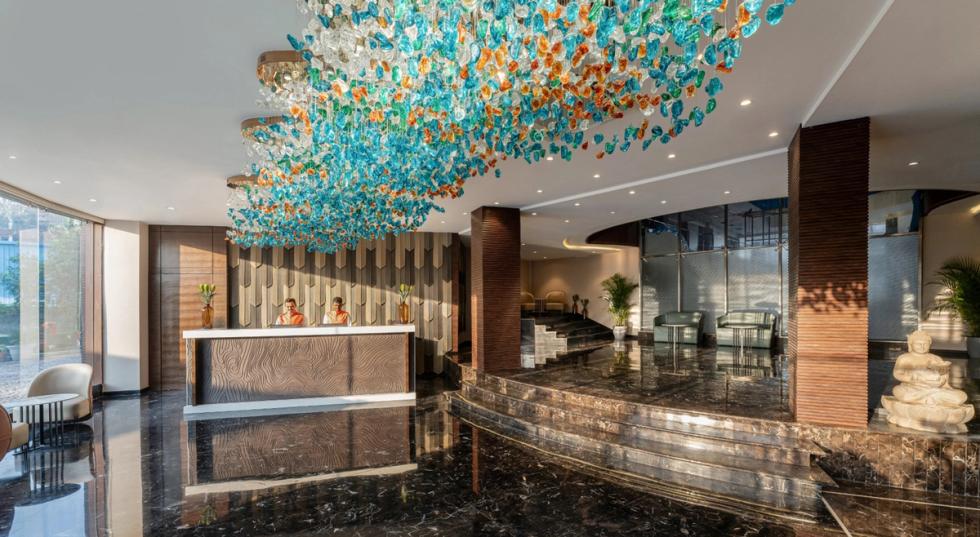 Reception Area of Ginger Hyderabad, Airport Road hotel