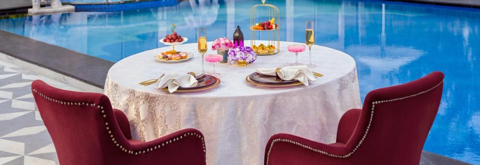 Dining by the Pool Experience at Tajeview Agra, IHCL SeleQtions
