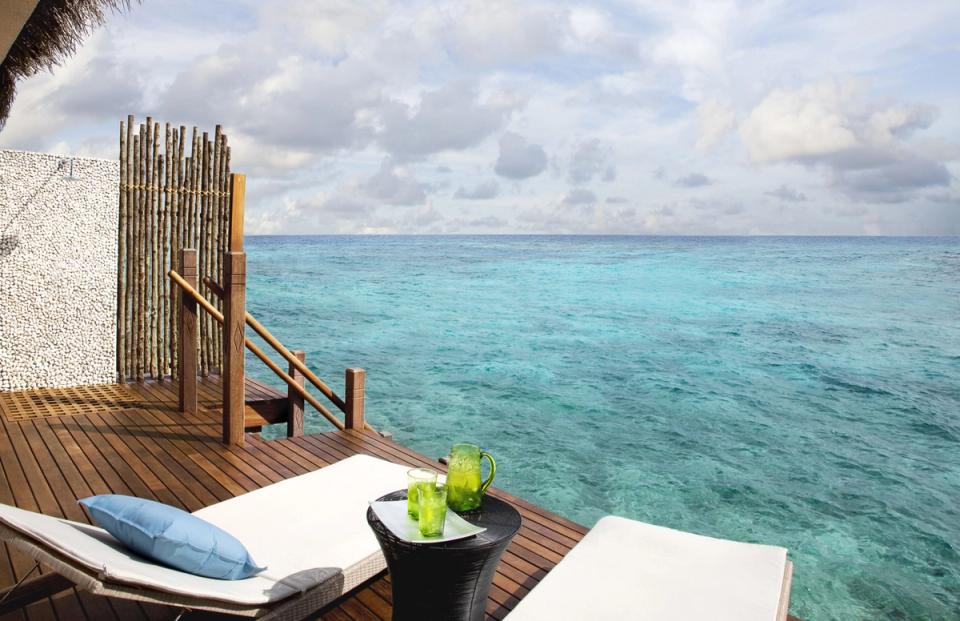 Beautiful View of Taj Coral Reef, Maldives