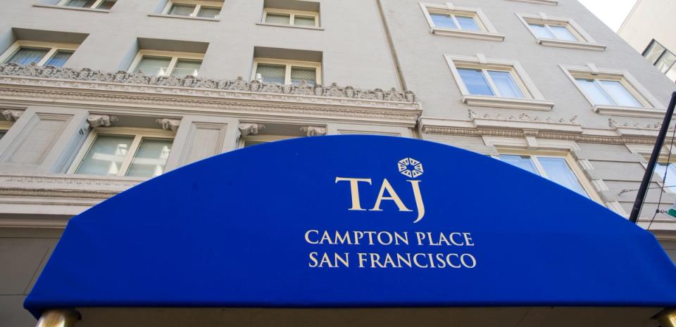 Entrance of Taj Campton Place, San Francisco- Banner Image