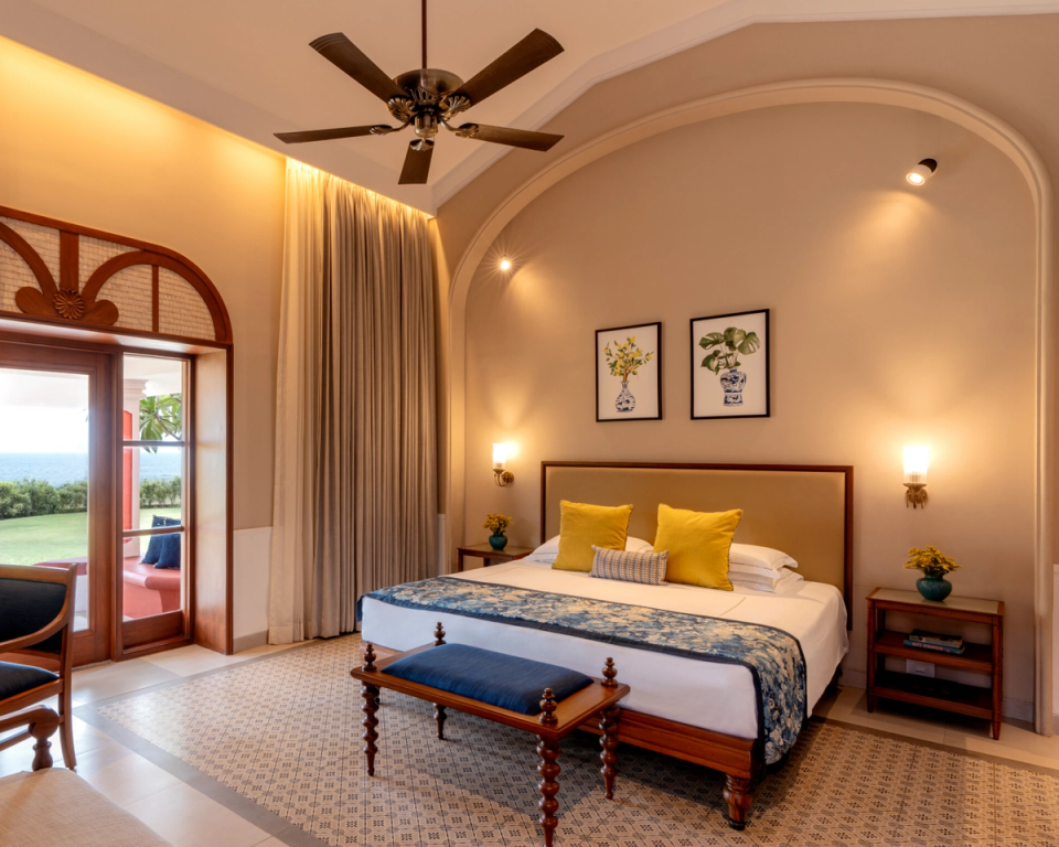 Premium Cottage with Sea View and King Bed - Taj Holiday Village Resort & Spa, Goa