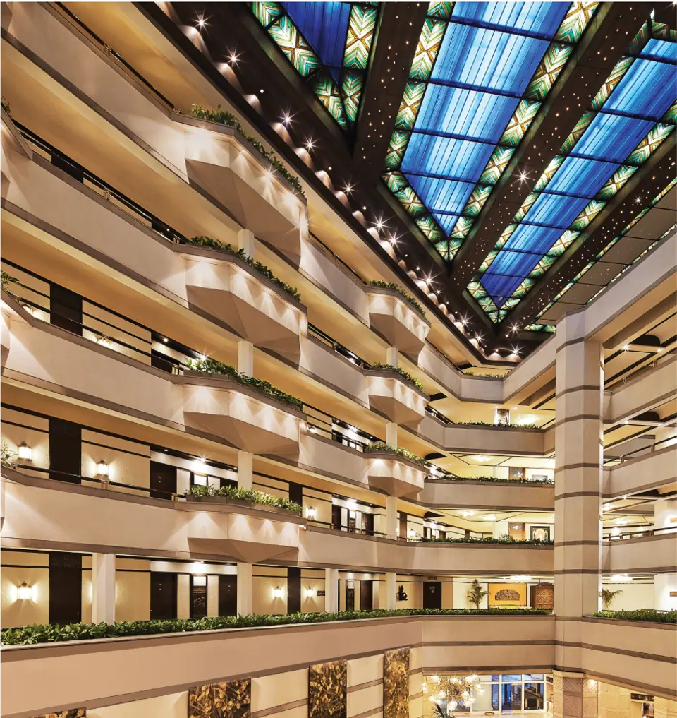  5-Storey Atrium Lobby - Taj Bengal, Kolkata