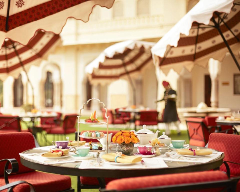 Verandah Café - Luxury Dining at Rambagh Palace, Jaipur