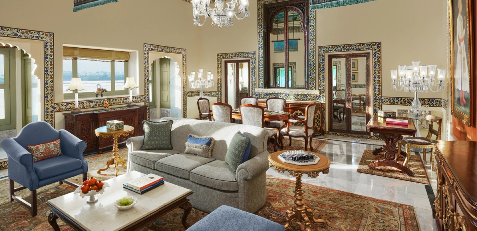 Luxury Dining Area of Taj Lake Palace, Udaipur - Banner Image