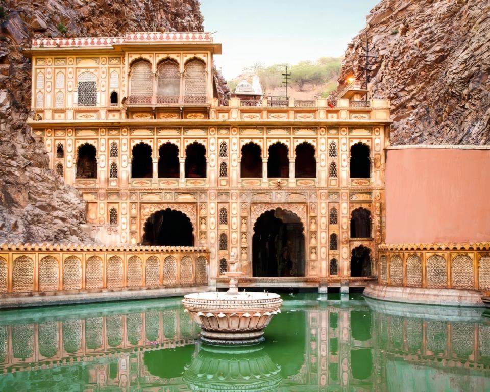 Galtaji Temple near Sawai Man Mahal, Jaipur
