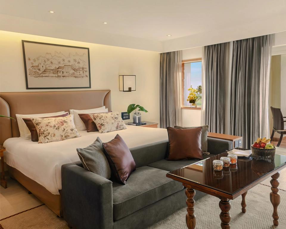Deluxe Room with Sea View & King Bed - Taj Exotica Resort & Spa, Goa