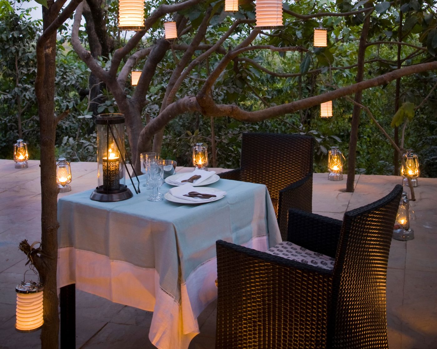 Dining on the Deck Dining Experience at Taj Pashan Garh