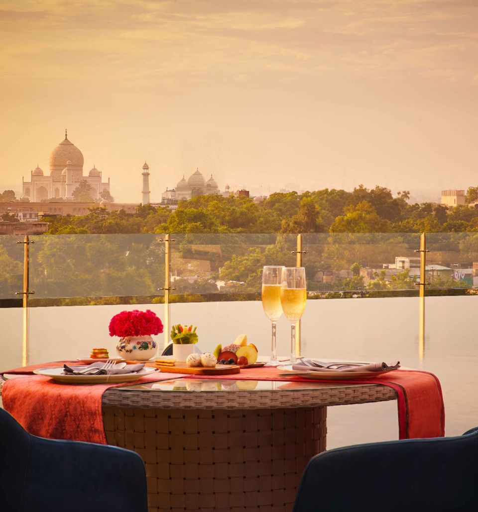 Champagne Breakfast at Taj Hotel & Convention Centre, Agra