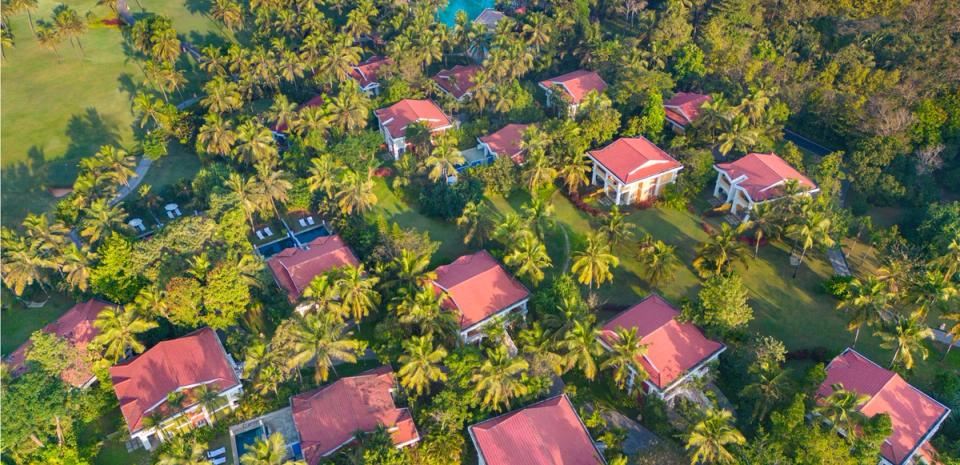 Overhead View Of Luxury Villas And Bungalows In Goa By IHCL Hotels