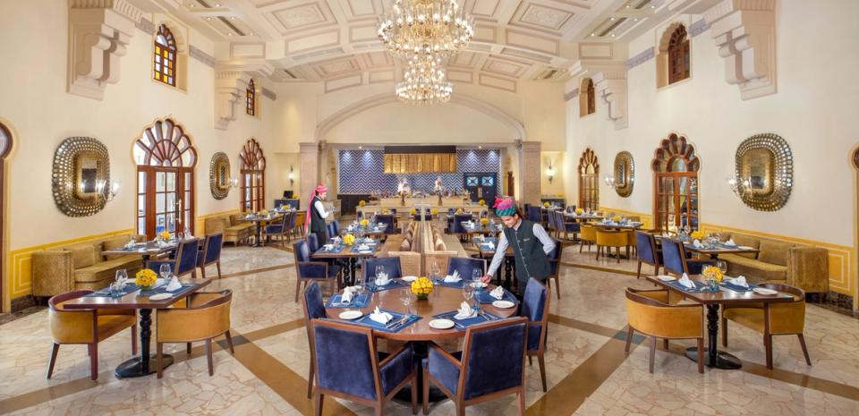 Elegant Fine Dining Restaurant at Taj Hari Mahal Jodhpur