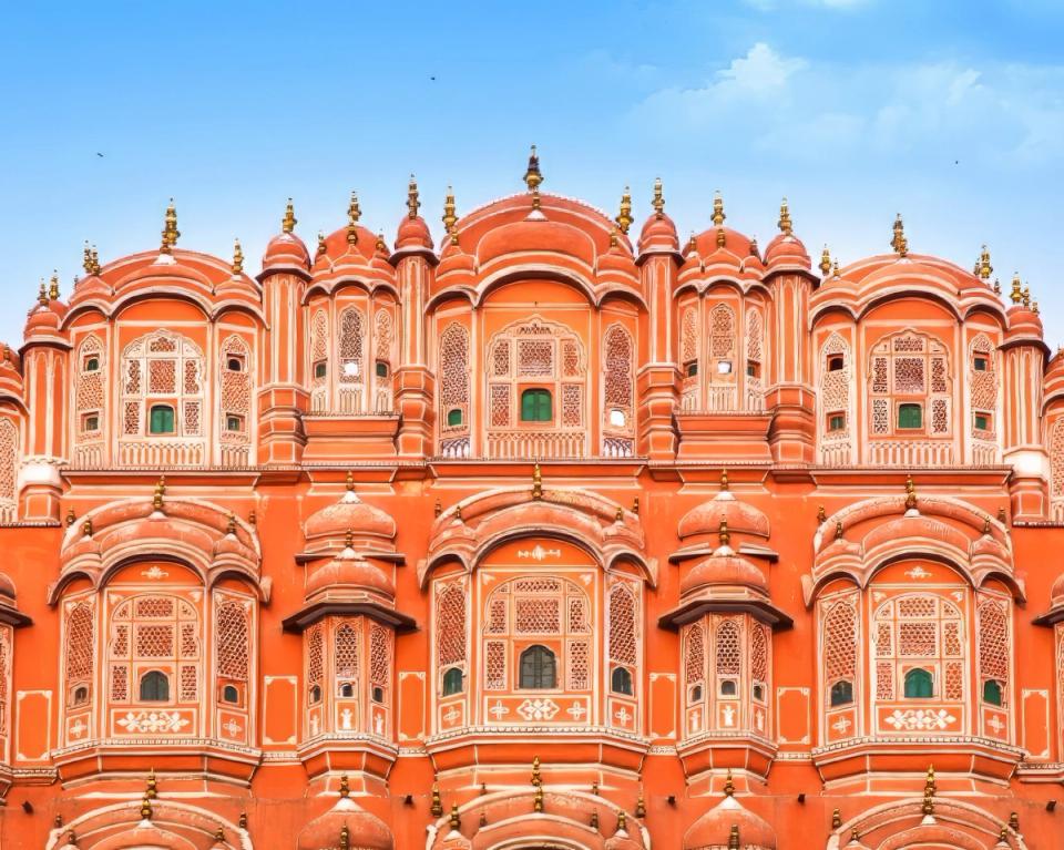 Hawa Mahal near Sawai Man Mahal, Jaipur