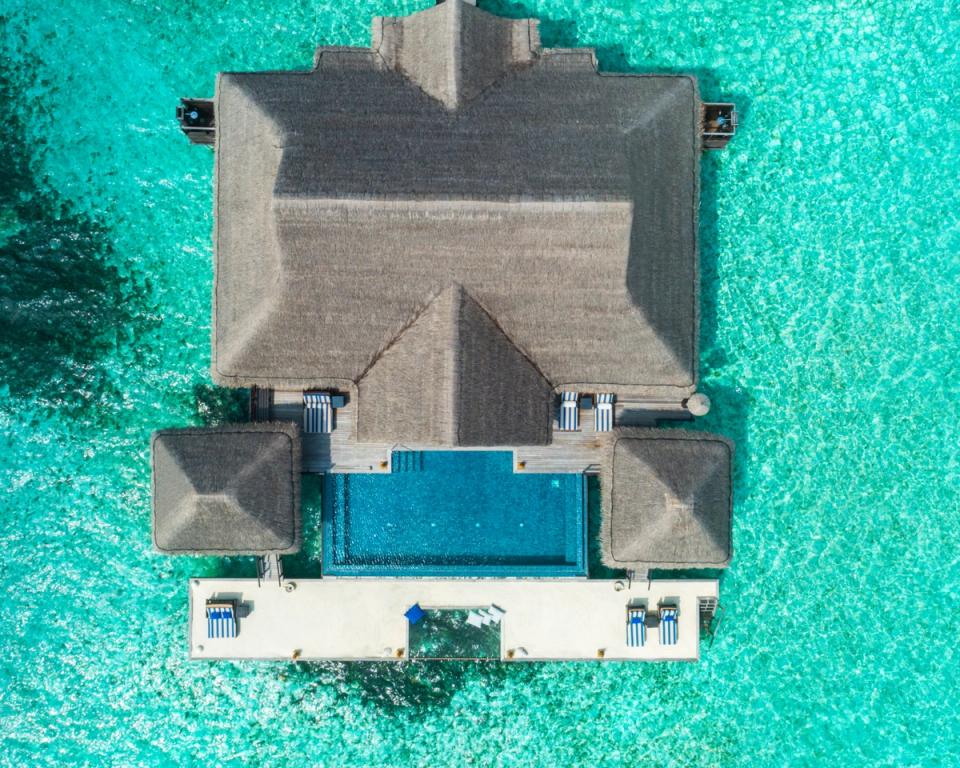 Two Bedroom Rehendi Presidential Suite Pool - Taj Exotica, Maldives