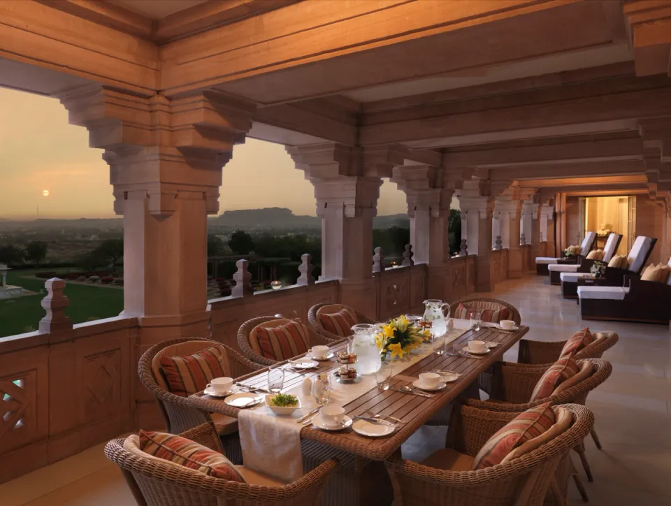 Dining in style at Umaid Bhawan Palace