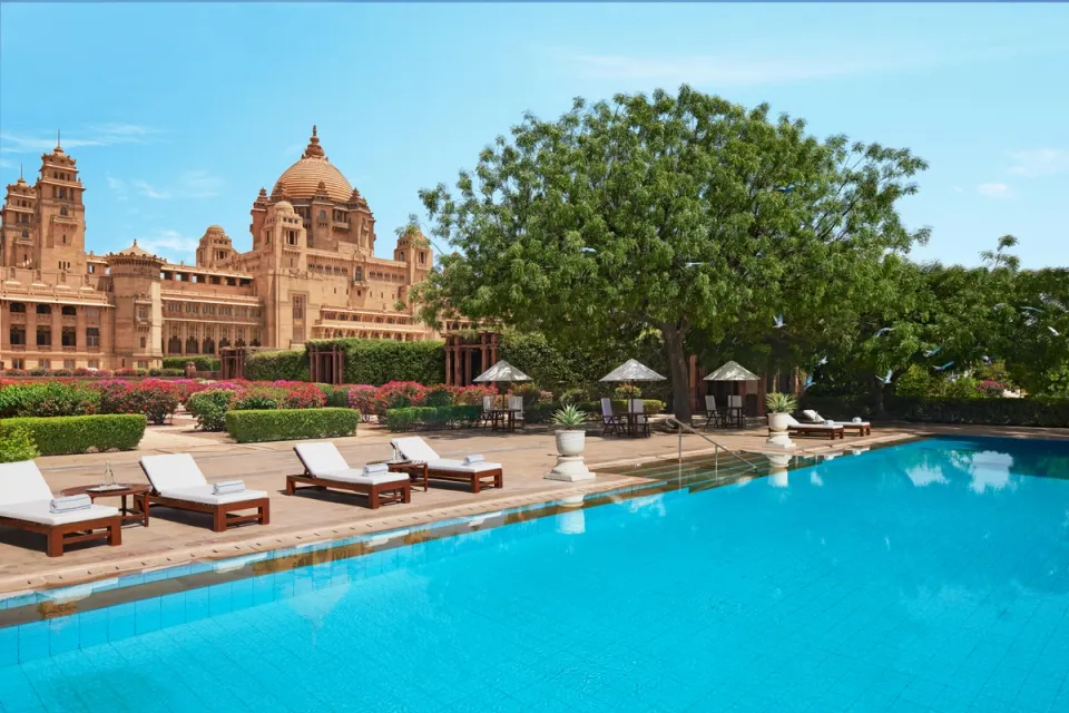 Pool Experience at Umaid Bhawan Palace, Jodhpur