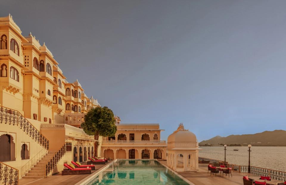Beautiful View of Luxury Hotel - Taj Fateh Prakash Palace