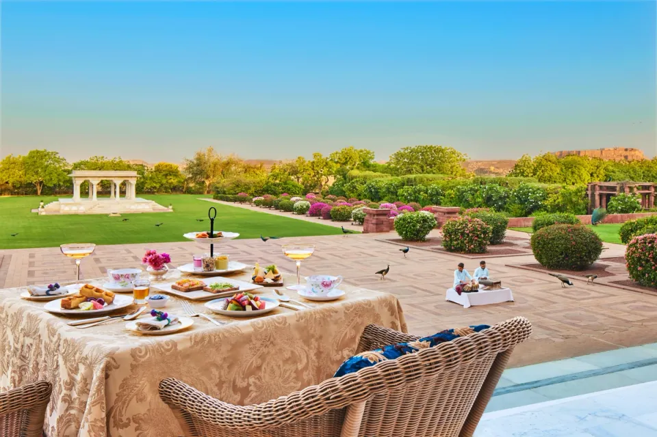 Morning Feast with a View at Umaid Bhawan Palace, Jodhpur