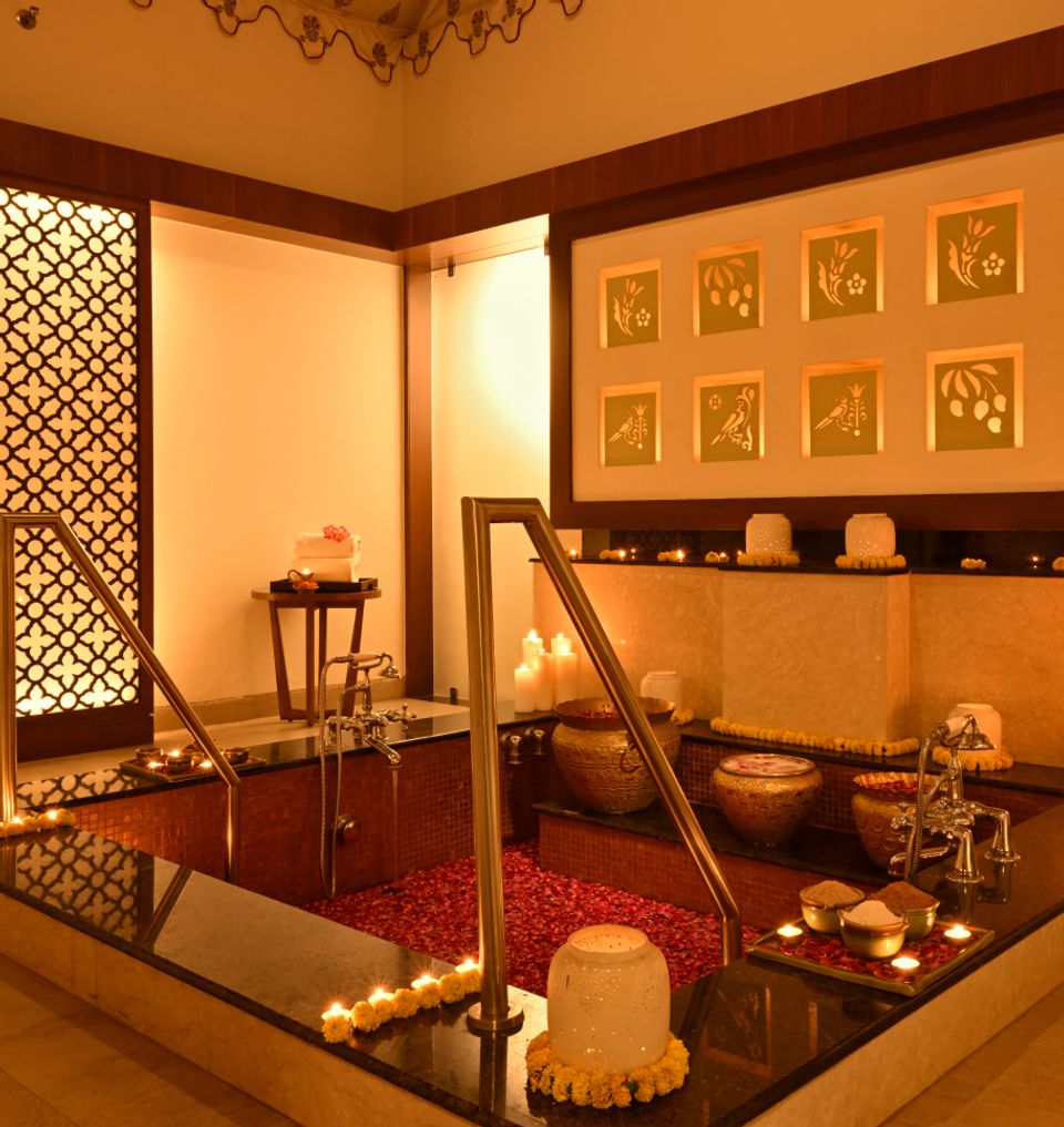 J Wellness Circle - Luxury Spa Treatment Room at Taj Nadesar Palace, Varanasi