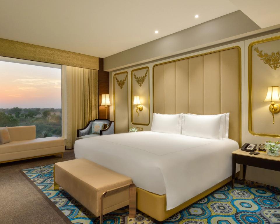 Luxury Suite King Bed With a Private Terrace at Taj Gandhinagar Resort & Spa, Gujarat