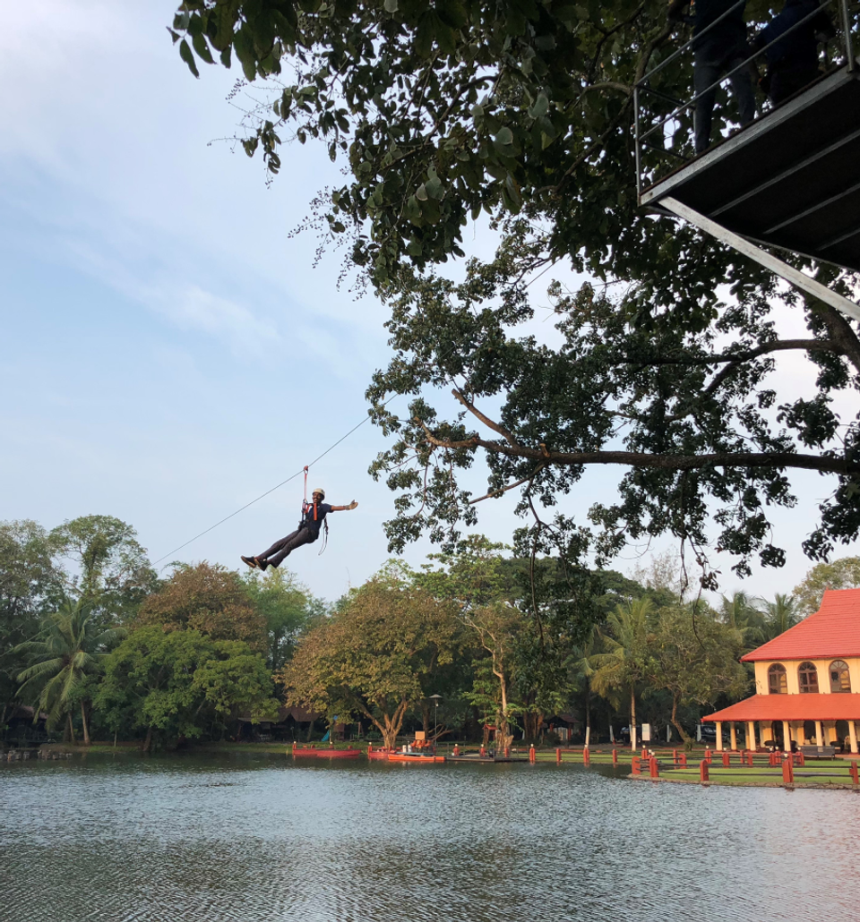  Zip Line - Experiences at Taj Kumarakom Resort & Spa