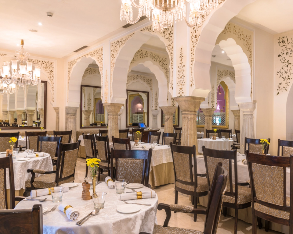 Marble Arch - Luxury Dining Restaurant at Jai Mahal Palace, Jaipur