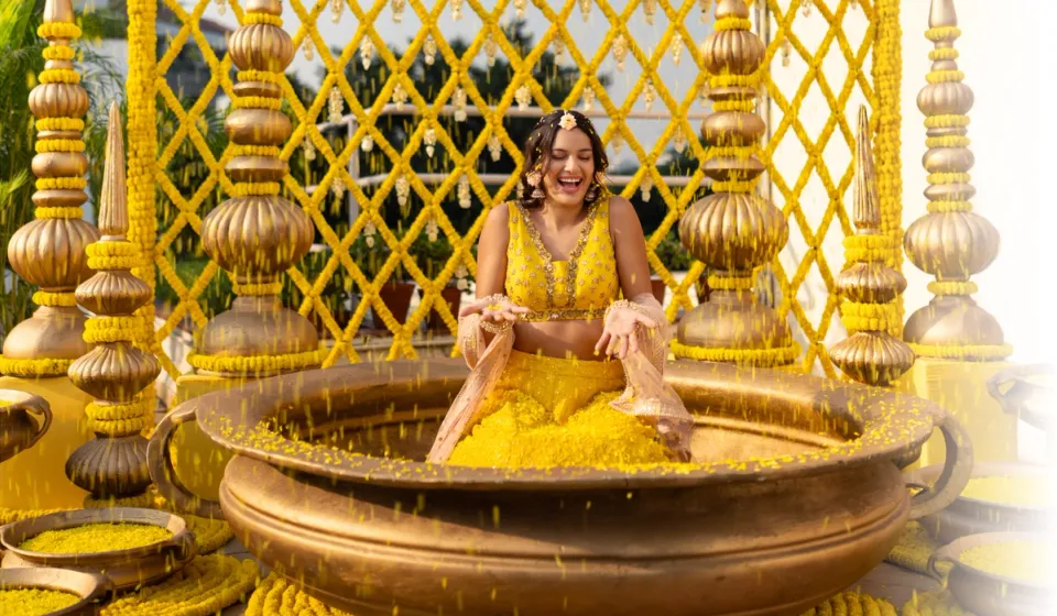 Haldi - Luxury Wedding at Taj hotels