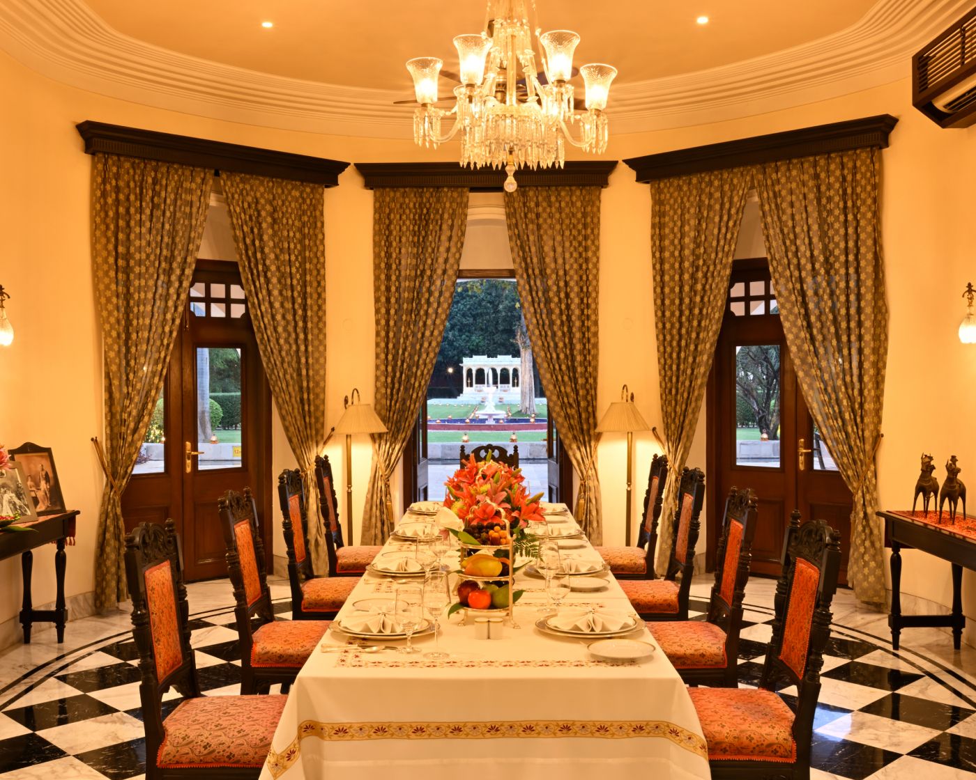 In-House Dining Area - Luxury Dining Experience at Taj Nadesar Palace, Varanasi
