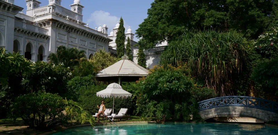 Greenary View of Taj Falaknuma Palace, Hyderabad - Banner Image