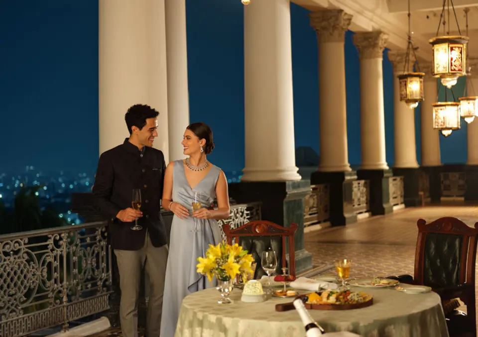 Jade Room & Terrace - Venues at Taj Falaknuma Palace, Hyderabad