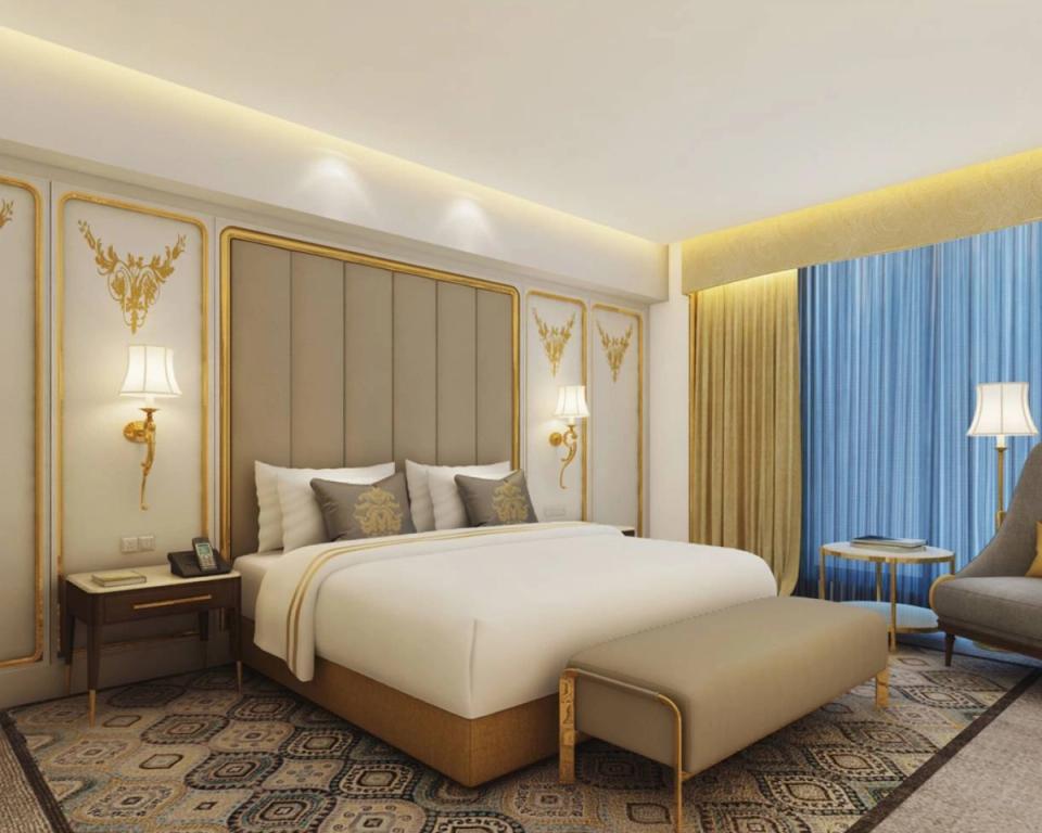 Luxury Suite King Bed With a Private Terrace at Taj Gandhinagar Resort & Spa, Gujarat