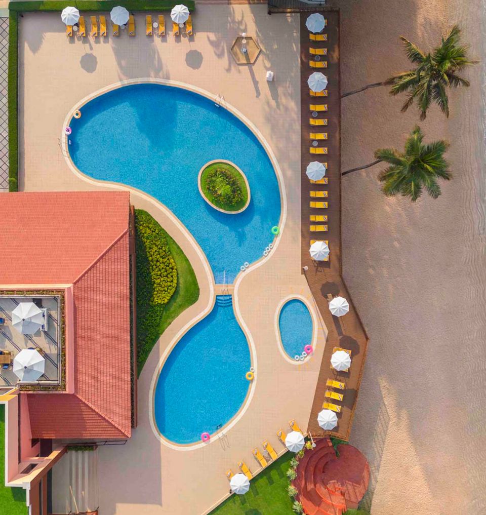 Outdoor Pool at Taj Cidade de Goa, Heritage
