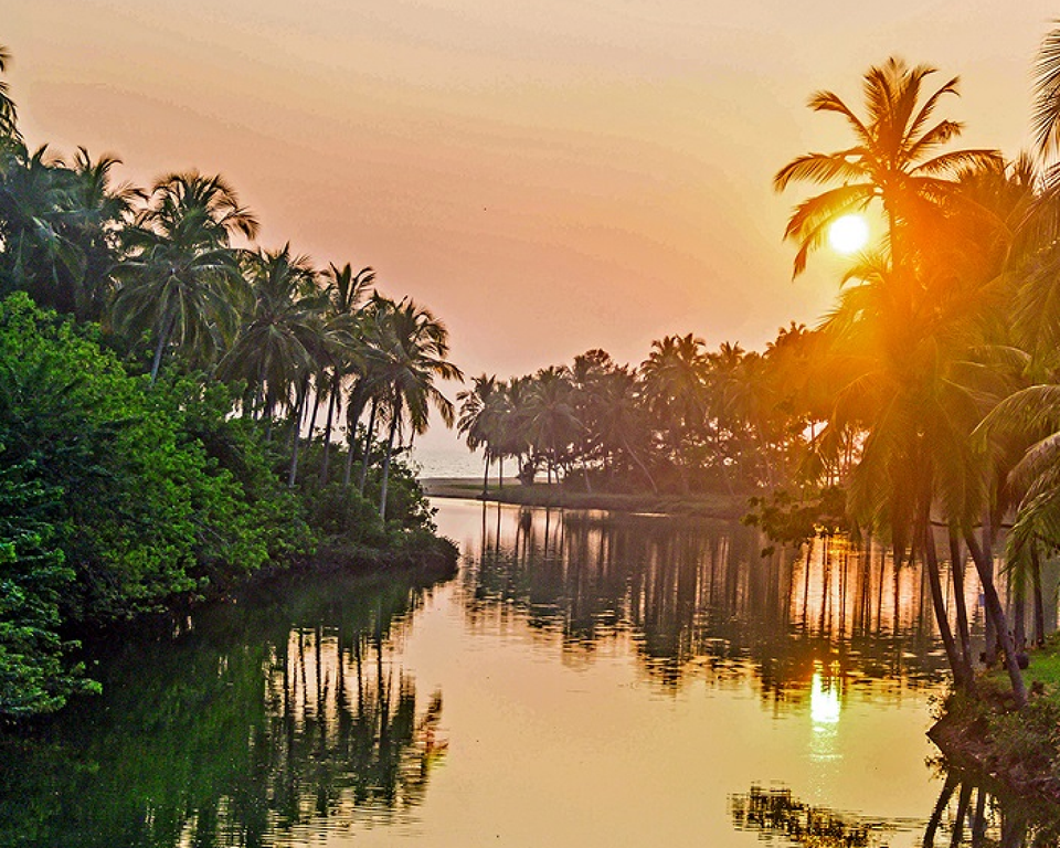 Kappil River Near Taj Bekal, Kerala