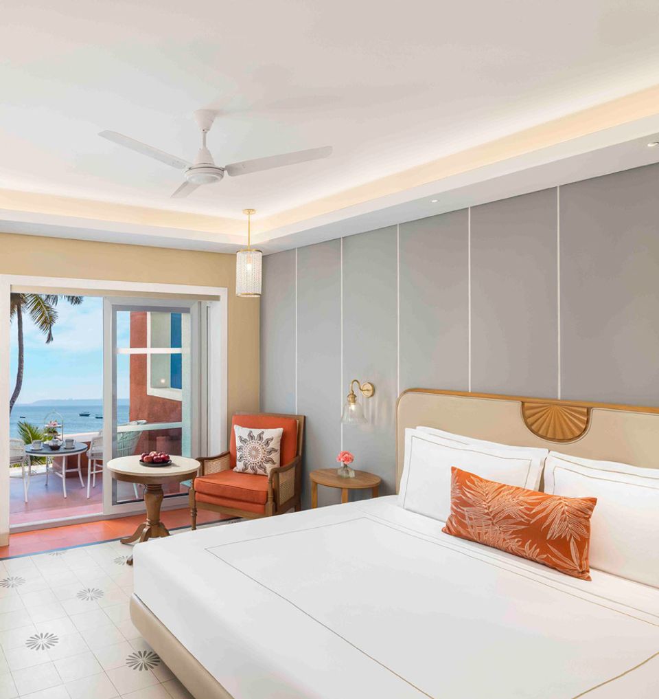 Sea Facing Rooms at Taj Cidade de Goa, Heritage