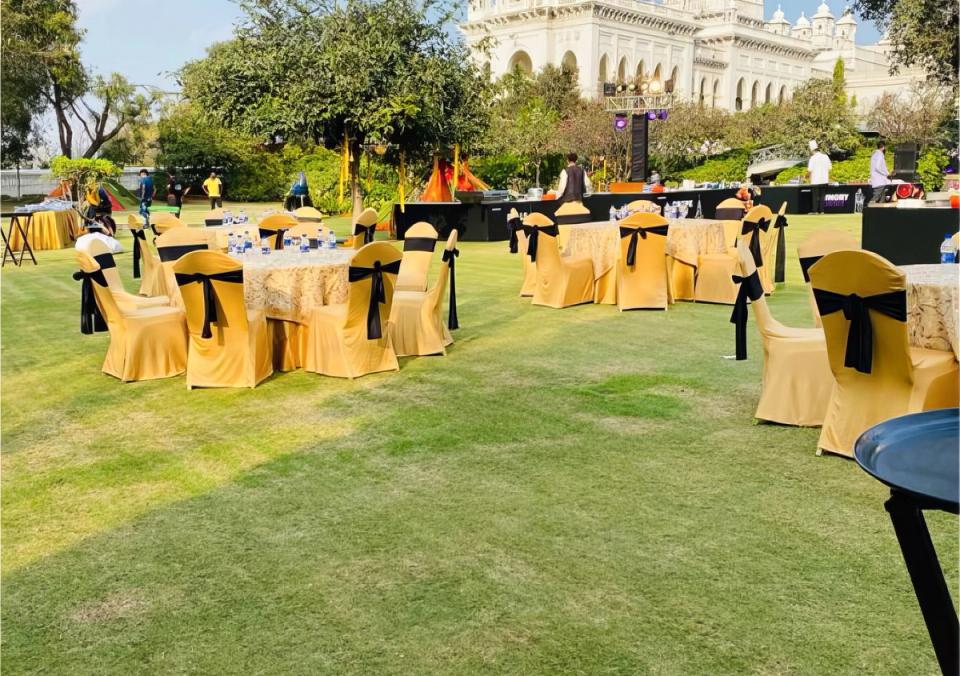 Pool Lawns - Venues at Taj Falaknuma Palace, Hyderabad