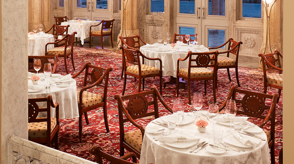   Rajput Room - Luxury Fine Dining Restaurant at Rambagh Palace Jaipur  