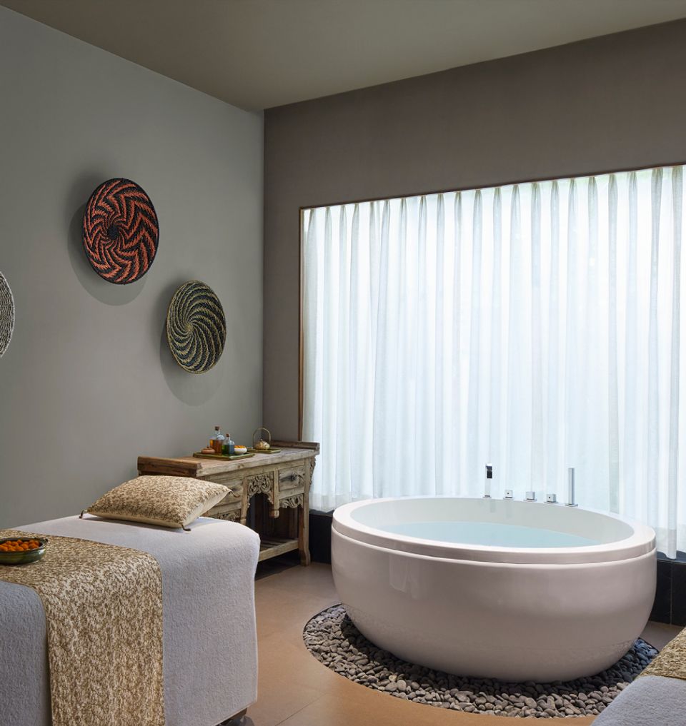 J Wellness Circle - Luxury Spa Treatment Room at Taj Chia Kutir Resort & Spa