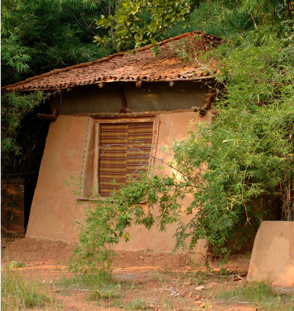 Mud Cottages at Taj Mahua Kothi