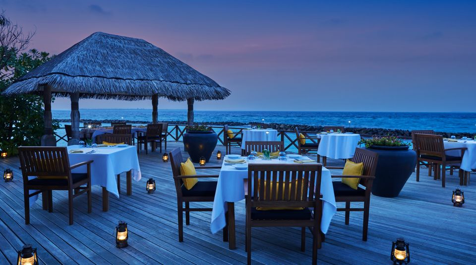   Open The Grill - Luxury Fine Dining Restaurant at Taj Coral Reef Resort & Spa, Maldives  