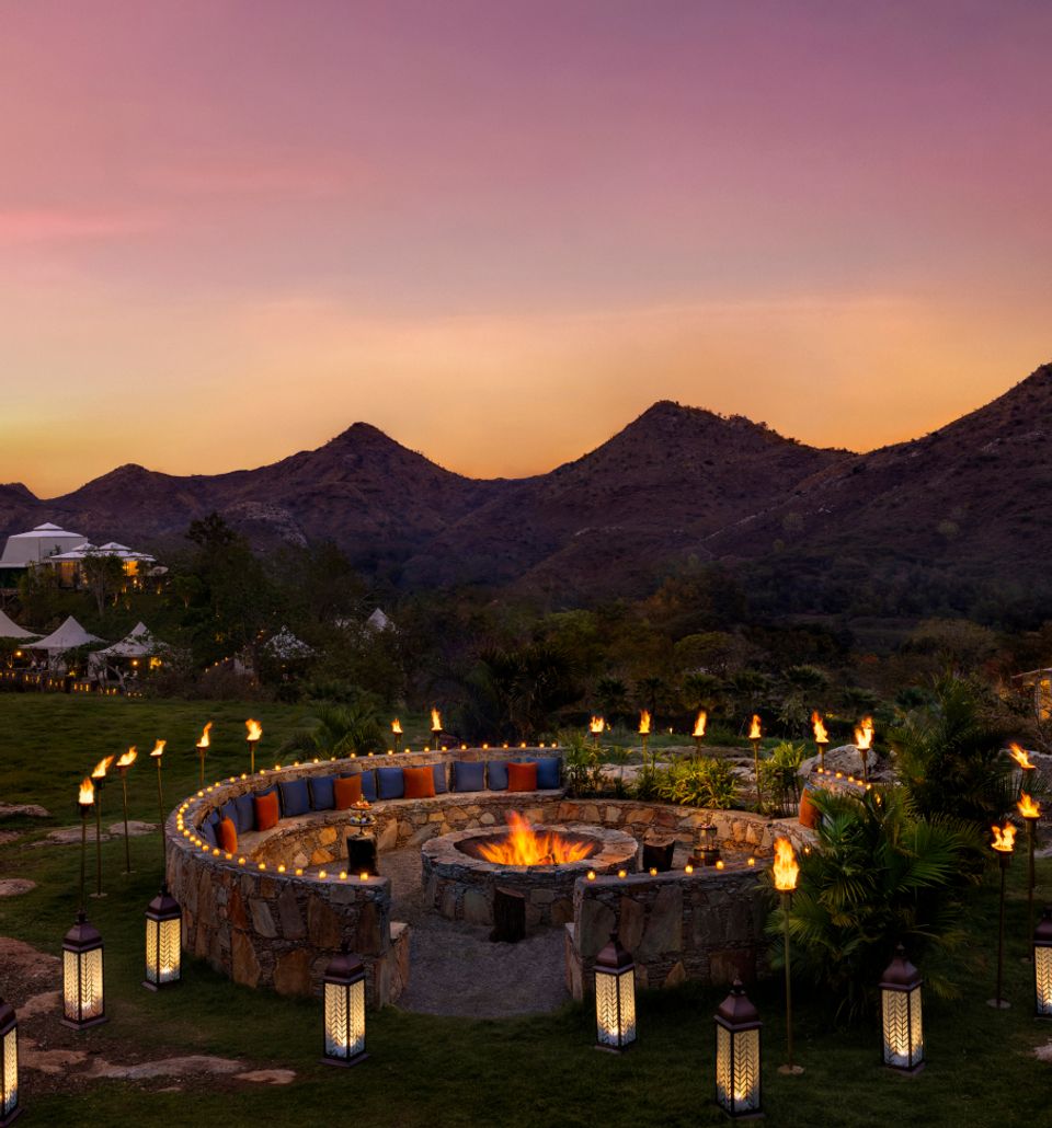 Dine Under The Stars at The Hilltop - Must-Have Aravali Experiences