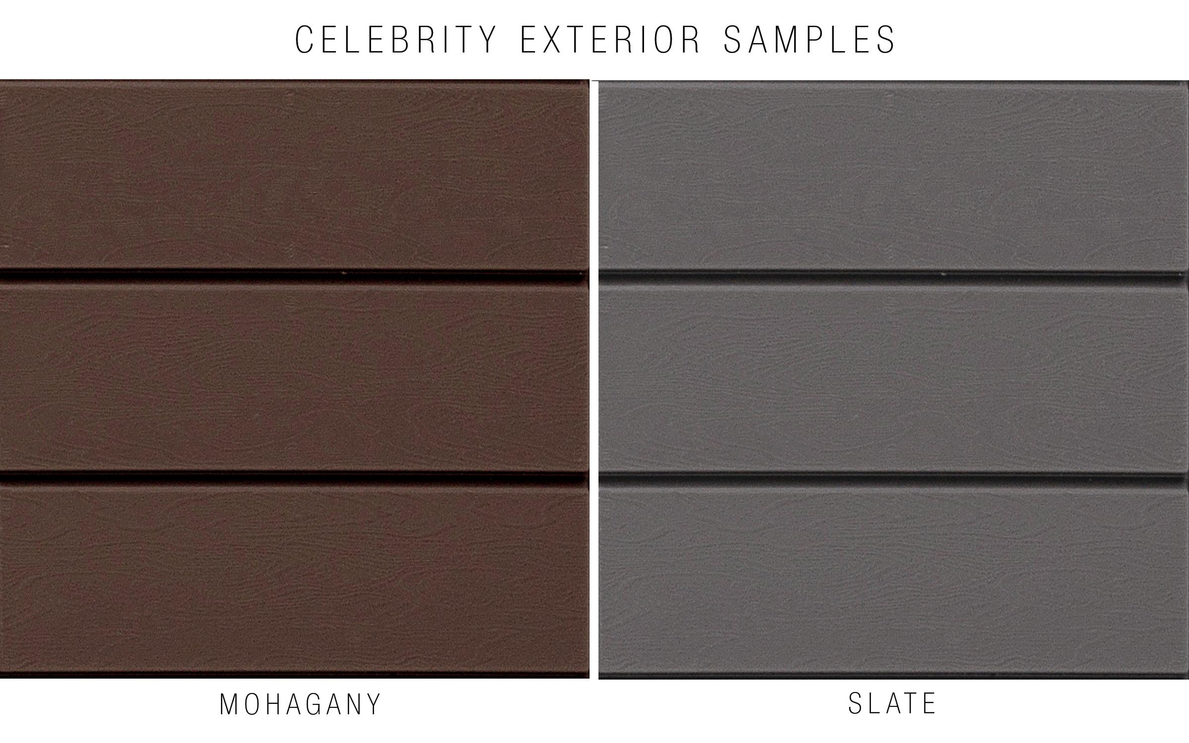 Exterior sample colors