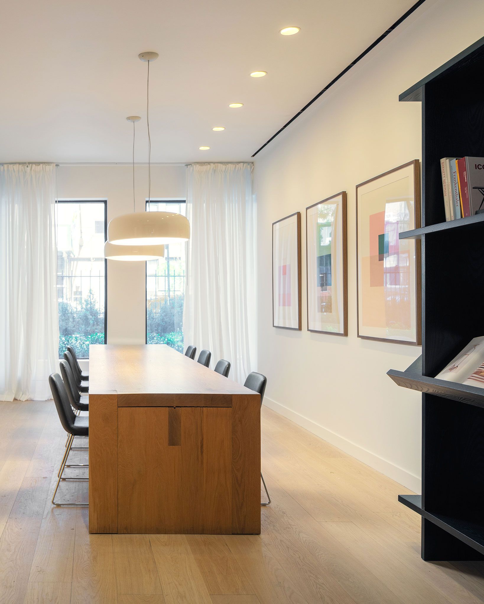 long coworking table