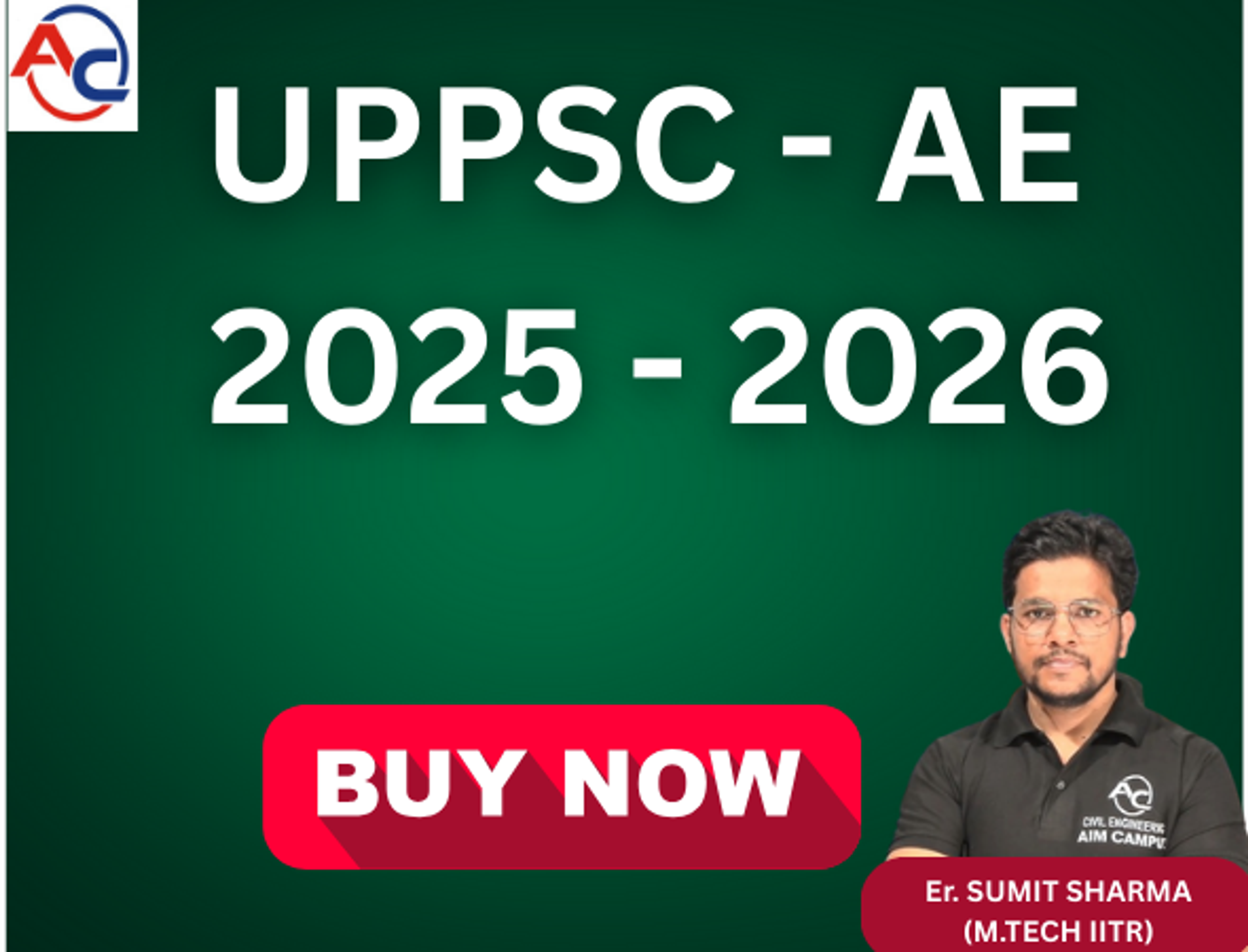 UPPSC AE/JE course banner